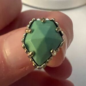 Kendra Scott Elegant Turquoise Gemstone Stud Earrings